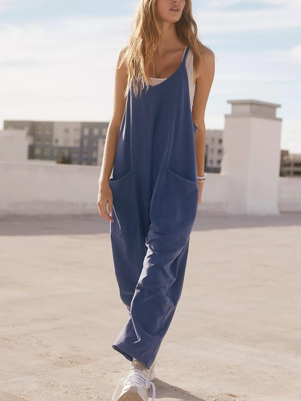 FP Movement by Free People Hot Shot Onsie in Navy XS